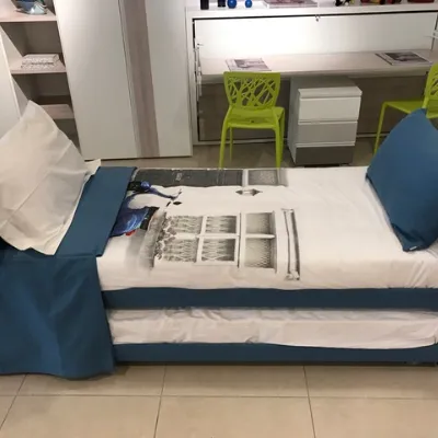 letto Flou Duetto con secondo letto