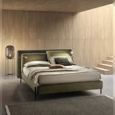 Letto matrimoniale design Flux lift * Samoa a prezzo scontato
