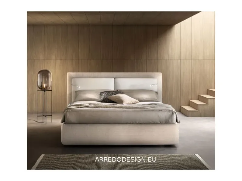 Letto matrimoniale con contenitore Flux * Samoa a prezzo scontato