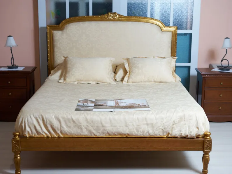 LETTO Foglia oro Artigianale SCONTATO