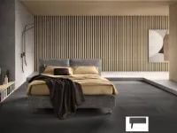 Letto design con contenitore Form compatto Samoa a prezzo ribassato