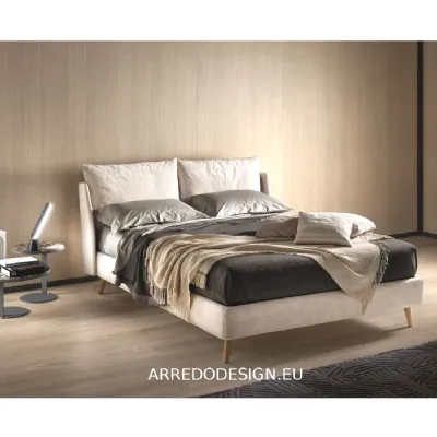 Letto matrimoniale con piedini Fun double lift * Samoa a prezzo ribassato