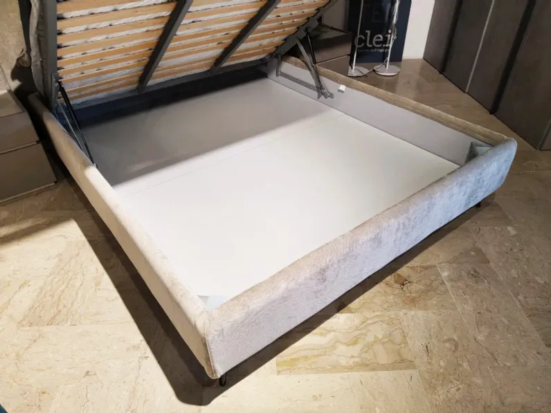 Letto moderno con contenitore Galassia Artigianale a prezzo ribassato
