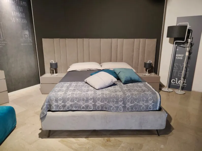 Letto moderno con contenitore Galassia Artigianale a prezzo ribassato
