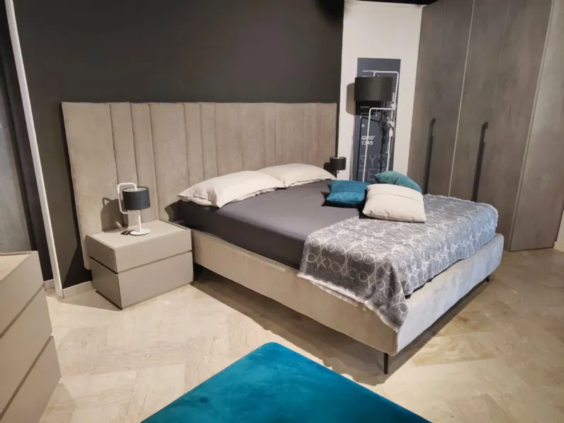 Letto moderno con contenitore Galassia Artigianale a prezzo ribassato