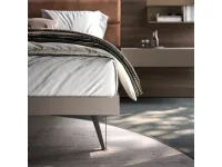 Letto design con piedini  giako compongo night 05 Orme a prezzo scontato