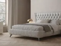 Letto imbottito modello King di giessegi di Giessegi scontato 40%