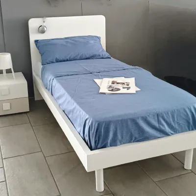 Letto in legno con giroletto GiottoDoimo citylinea prezzo ribassato