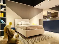 Letto moderno con contenitore Giove Noctis a prezzo ribassato