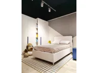 Letto moderno con contenitore Giove Noctis a prezzo ribassato