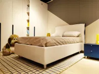 Letto moderno con contenitore Giove Noctis a prezzo ribassato