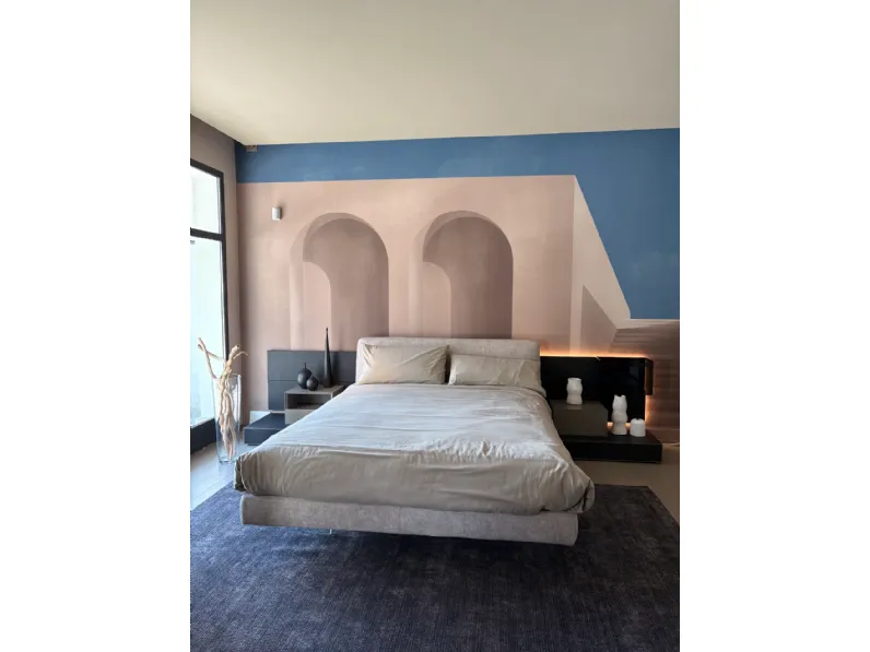 Letto design Gruppo notte dorian plano Sangiacomo scontato 45%