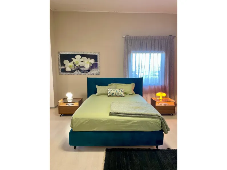 Letto imbottito modello Gustav di Dorelan scontato 27%