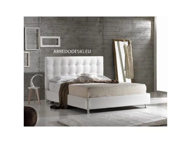 Letto matrimoniale con contenitore Diamante Hoppl� a prezzo ribassato