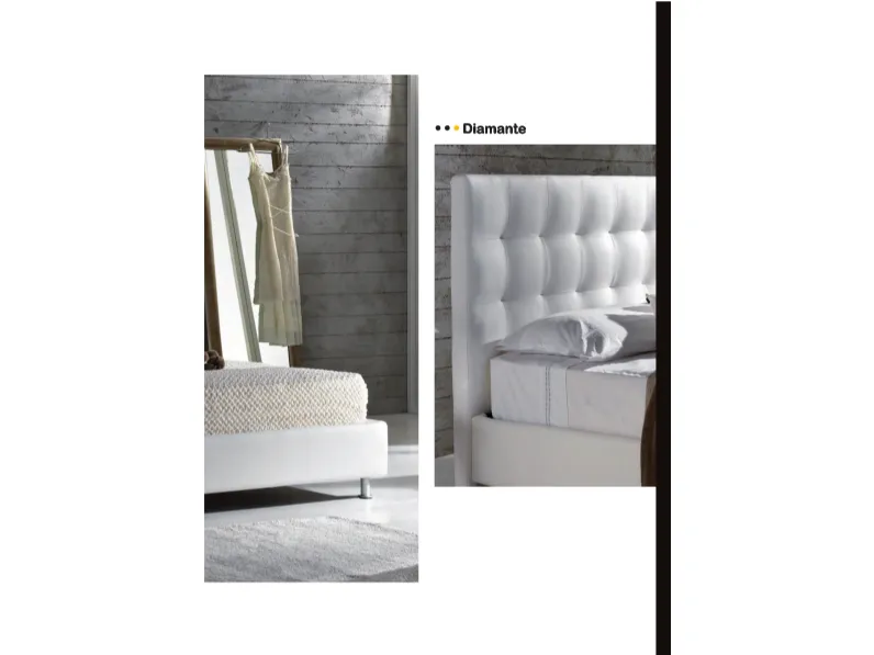 Letto Diamante Hopplà a PREZZI OUTLET