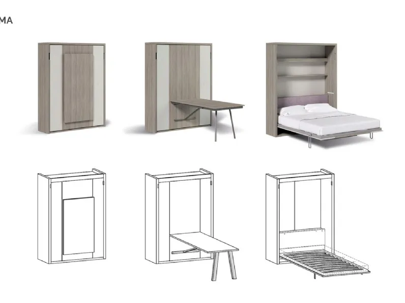 Letto Ima Clever in OFFERTA OUTLET