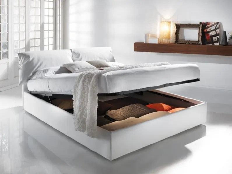Letto imbottito con contenitore Amarena Artigianale a prezzo ribassato