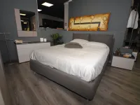 Letto imbottito con contenitore AmbraBontempia prezzo ribassato