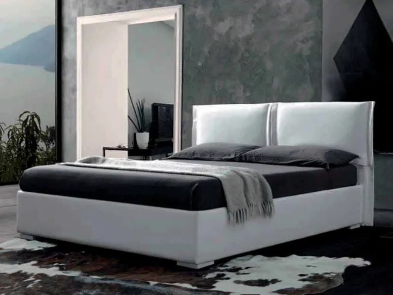 Letto imbottito con contenitore AsiaErgogreena prezzo scontato