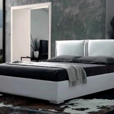 Letto imbottito con contenitore AsiaErgogreena prezzo scontato