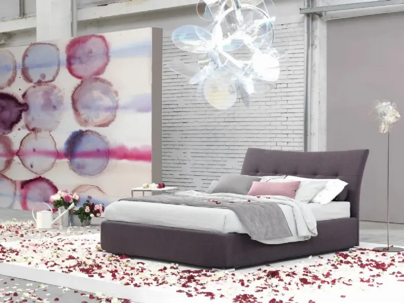 Letto moderno con contenitore Beatrice,allison,camilla,justine Artigianale a prezzo scontato