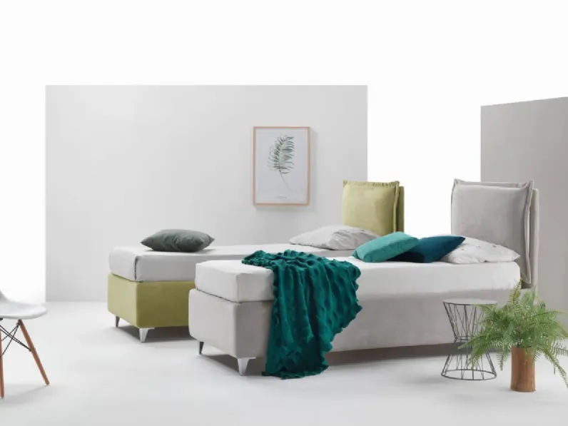 Letto moderno con contenitore Beatrice,allison,camilla,justine Artigianale a prezzo scontato