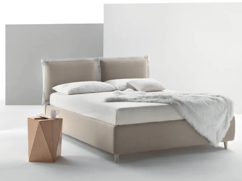 Letto moderno con contenitore Beatrice,allison,camilla,justine Artigianale a prezzo scontato