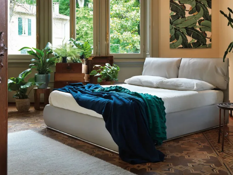 Letto moderno con contenitore Beatrice,allison,camilla,justine Artigianale a prezzo scontato
