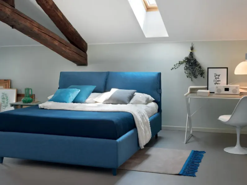 Letto moderno con contenitore Beatrice,allison,camilla,justine Artigianale a prezzo scontato