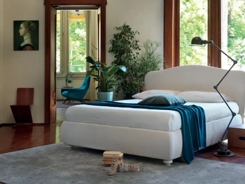 Letto moderno con contenitore Beatrice,allison,camilla,justine Artigianale a prezzo scontato