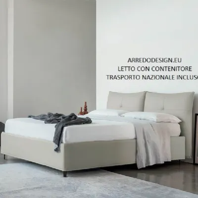 Letto imbottito con contenitore Bonnye *Rigo salottia prezzo ribassato