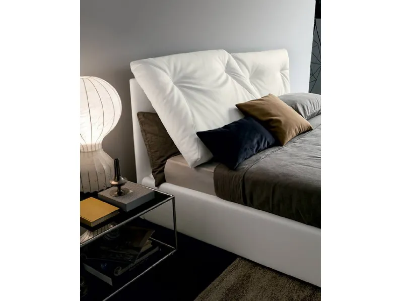 Letto imbottito con contenitore Edgar Felis a prezzo scontato
