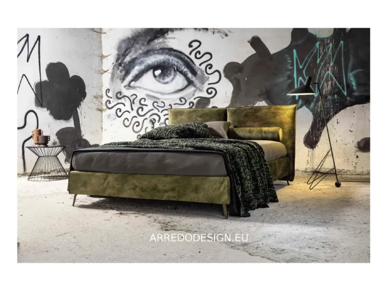 Letto imbottito con contenitore Gaber�Veneran�a prezzo ribassato