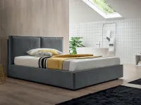 Letto imbottito con contenitore GeorgeFelisa prezzo ribassato