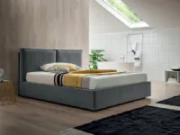 Letto imbottito con contenitore GeorgeFelisa prezzo ribassato