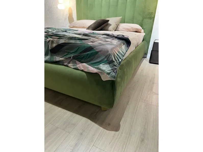 Letto matrimoniale con contenitore Ginevra Novaluna a prezzo ribassato