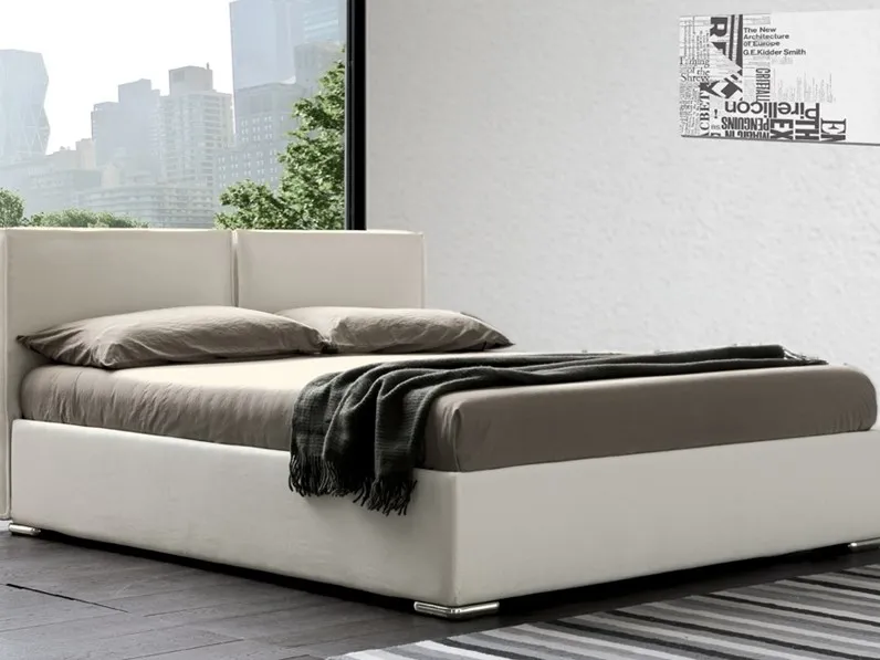 Letto imbottito con contenitore Jasmine Ergogreen a prezzo scontato