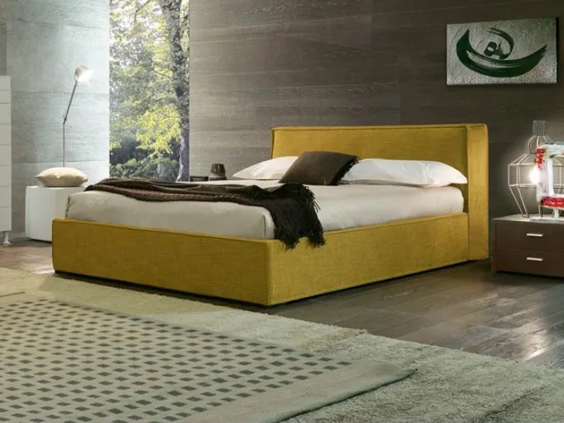 Letto imbottito con contenitore Jasmine Ergogreen a prezzo scontato