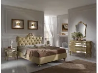 Letto imbottito con contenitore Letto con contenitore e legno in foglia oroMd worka prezzo scontato