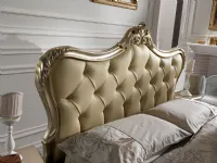 Letto imbottito con contenitore Letto con contenitore e legno in foglia oroMd worka prezzo scontato