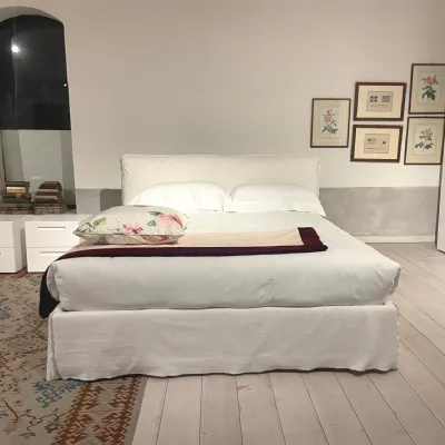 Letto imbottito modello Letto matrimoniale loll gervasoni di Gervasoni scontato 27%
