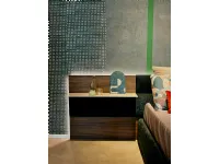 Letto imbottito modello Letto space di Novamobili scontato 30%