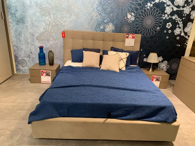 Letto matrimoniale con contenitore Ninfea Collezione esclusiva a prezzo ribassato