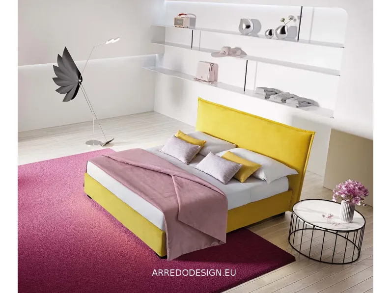 Letto moderno con contenitore Silene * Le comfort a prezzo scontato
