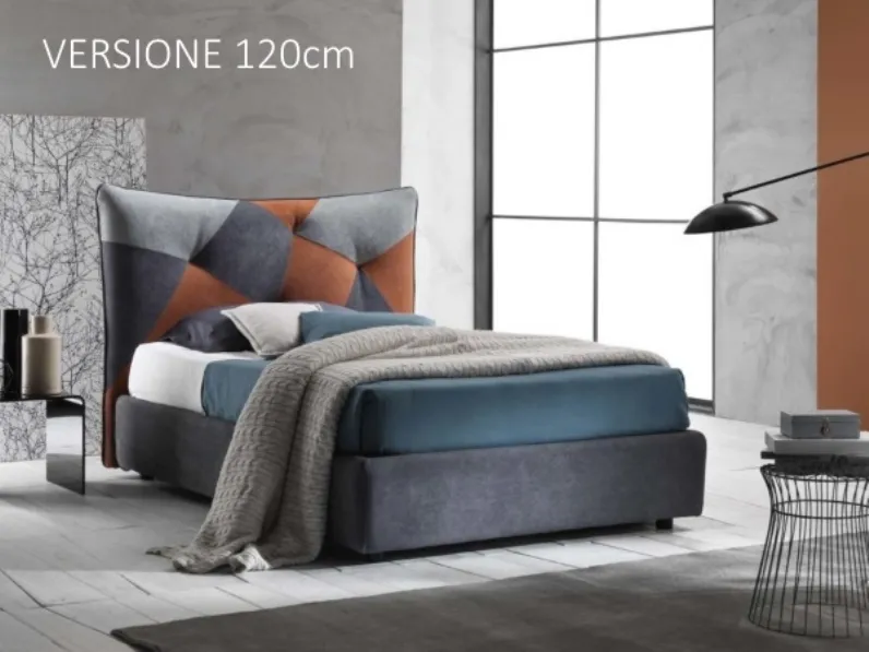 Letto matrimoniale con contenitore Spring Artigianale a prezzo ribassato
