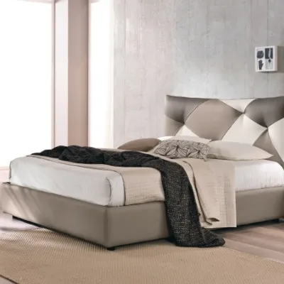 Letto imbottito con contenitore SpringArtigianalea prezzo ribassato