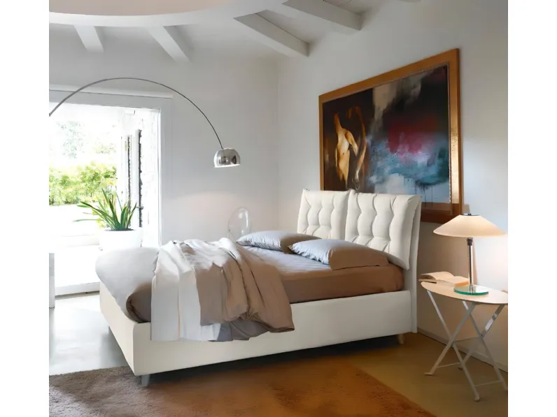 Letto moderno con contenitore Vera advance x Noctis a prezzo ribassato