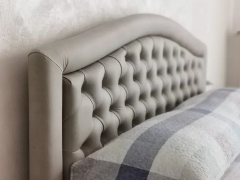 Letto classico con contenitore Zaffiro Hopplà a prezzo scontato
