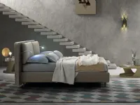 Letto imbottito con gambe * cortina flyLecomforta prezzo scontato