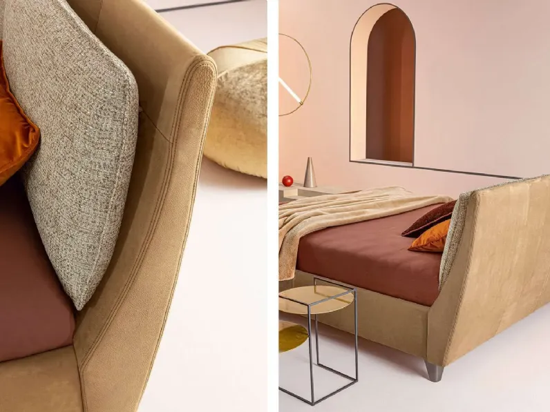 Letto matrimoniale con contenitore Attico Twils a prezzo ribassato